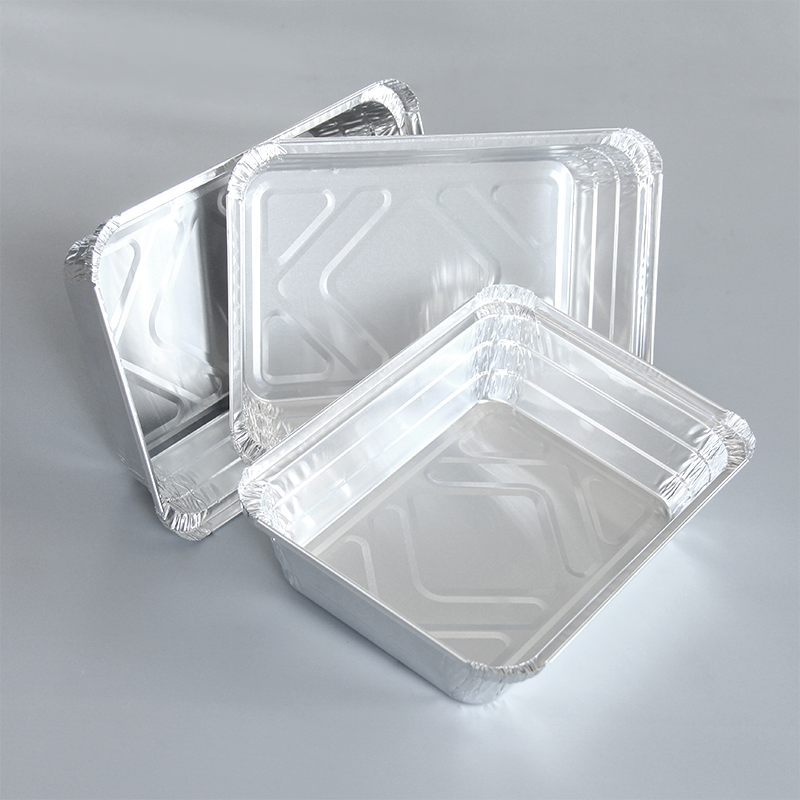 1000ml Oblong Aluminum Foil Container IK220D