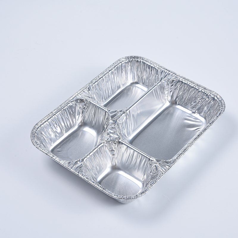 Oblong 4-Compartment Tray 227-4