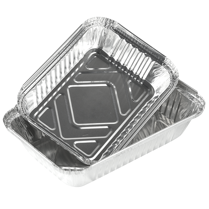 570ml Oblong Aluminum Foil Container AK195